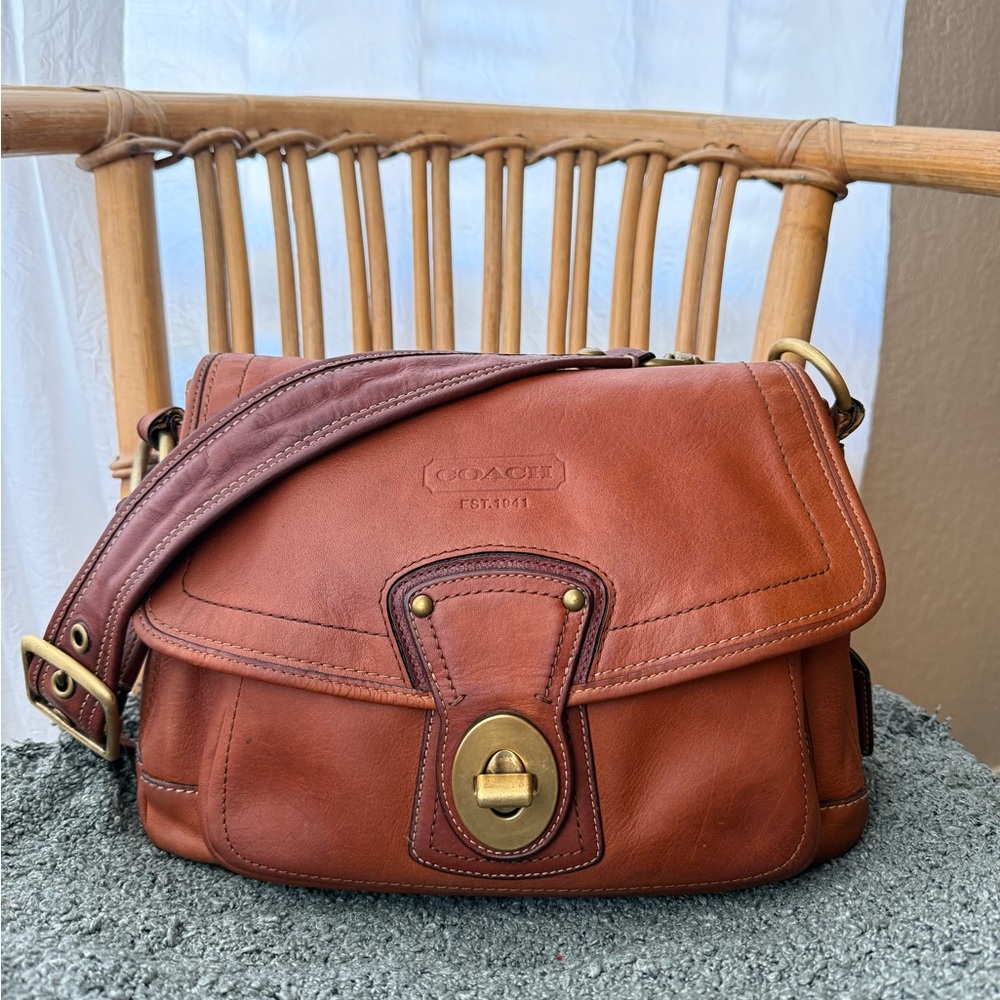SOLD-Coach 65th Anniversary Bag Ali 10329 Whiskey